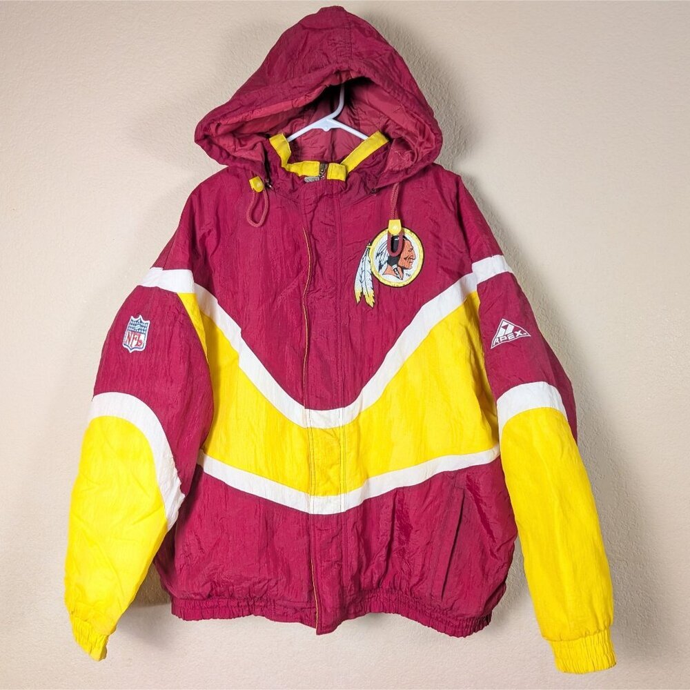VTG 90s Washington Redskins Apex One Puffer Jacket Men's XL NFL Pro Line